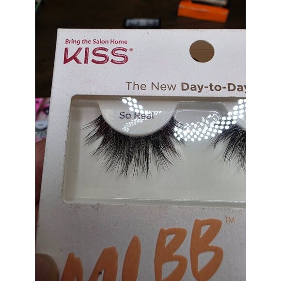 Kiss Lash Drip "Drenched" False Eyelashes Pack Spiky Boosted Volume 3D Drama Wet - Picture 12 of 16